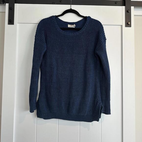 VINEYARD VINES Navy‎ Blue 100% Cotton Sweater Size Small - Picture 1 of 6